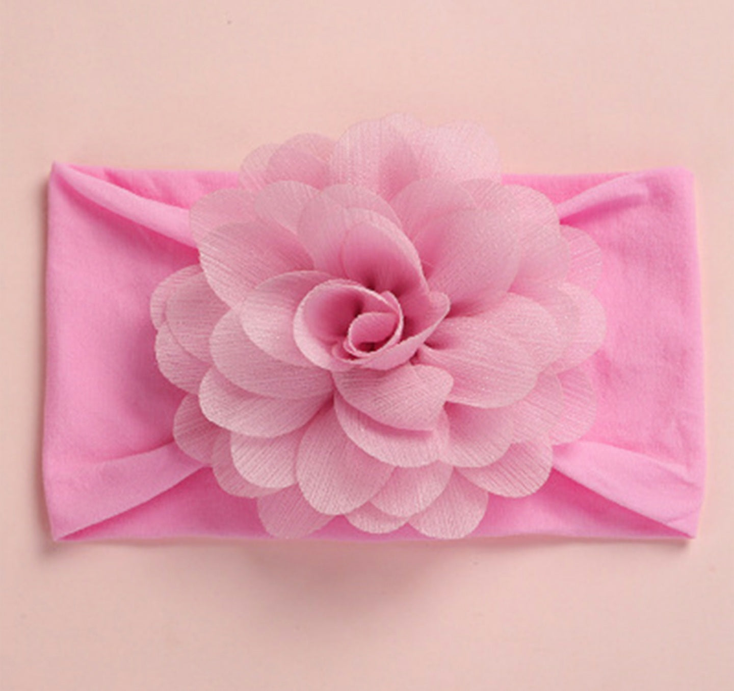 Chiffon Flower Soft Stretchy Hair Band