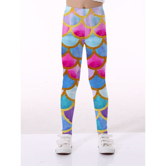 Girls Mermaid Leggings