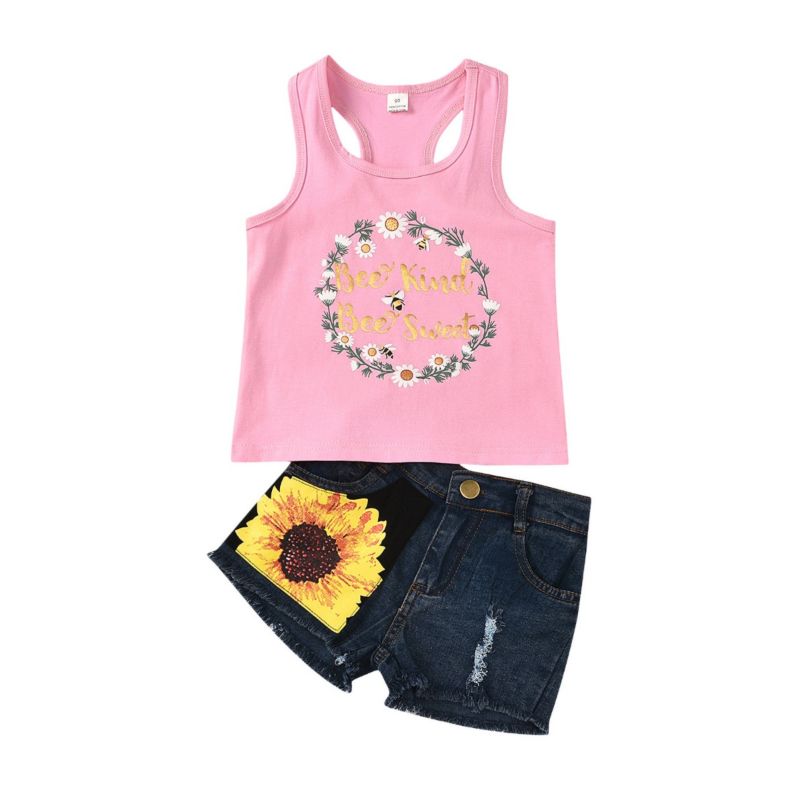 Girls Tank Top and Jean